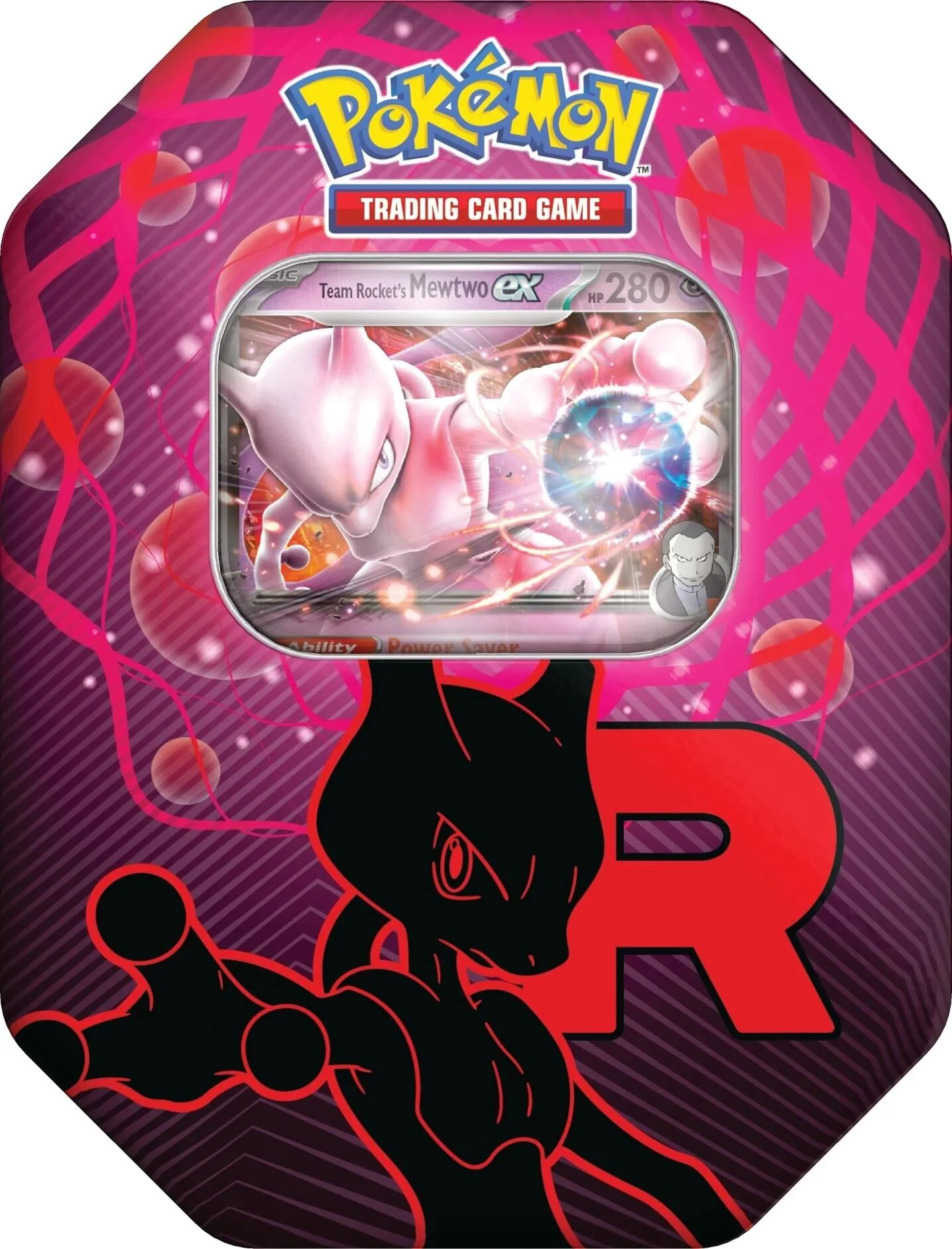 Pokemon TCG: Team Rocket Tin [Team Rocket's Mewtwo ex] (International Version)