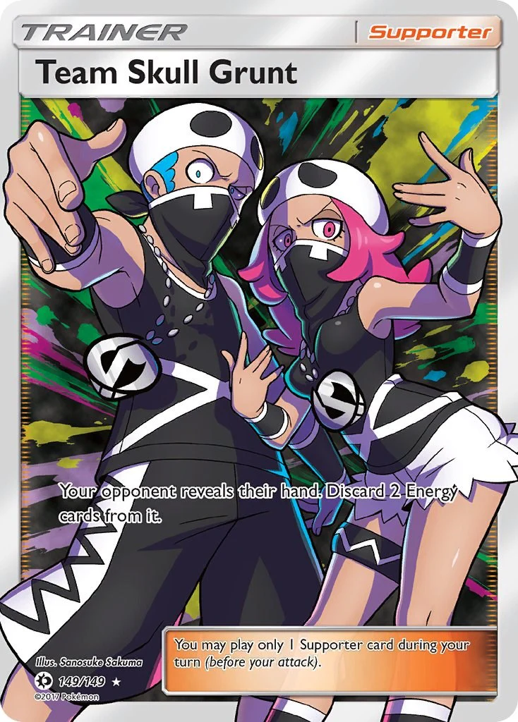 Team Skull Grunt (Full Art) - (SM Base Set) (Ultra Rare)
