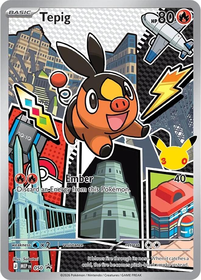 Tepig - 050 - (ME: Mega Evolution Promo)