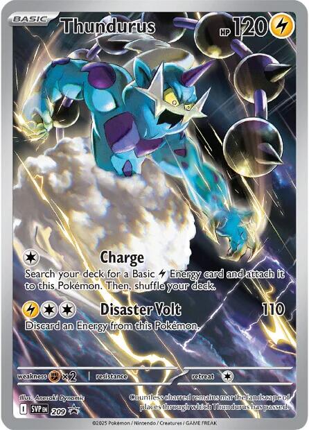 Thundurus - 209 - (SV: Scarlet & Violet Promo Cards) (Promo) Holofoil