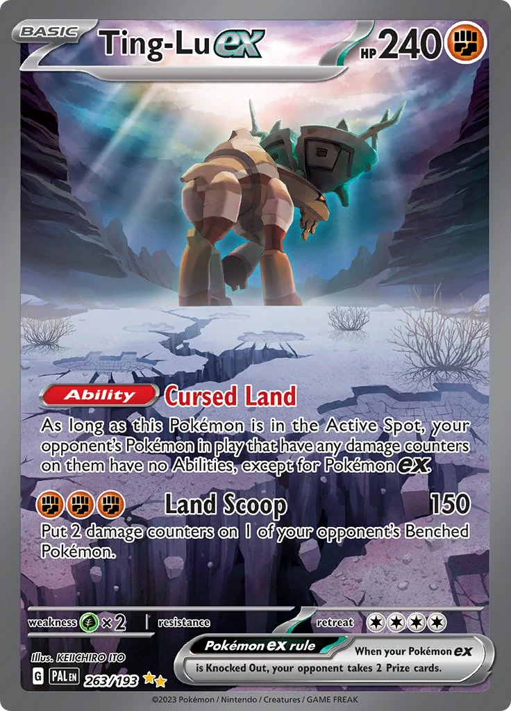 Ting-Lu ex - 263/193 - (SV02: Paldea Evolved) (Special Illustration Rare) Holofoil