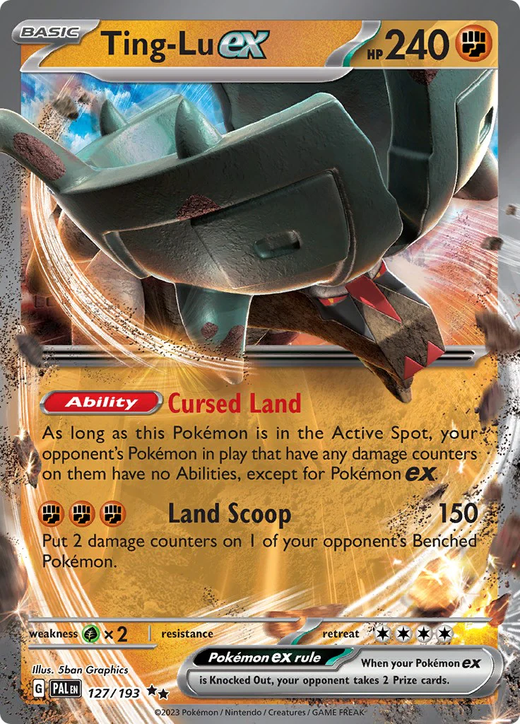 Ting-Lu ex 127/193 - (SV02: Paldea Evolved) (Double Rare) Holofoil