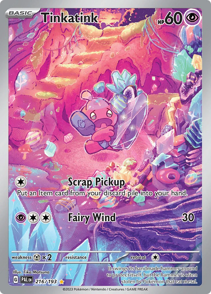 Tinkatink - 216/193 - (SV02: Paldea Evolved) (Illustration Rare) Holofoil