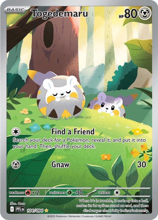 Togedemaru - 104/094 - (ME02: Phantasmal Flames) (Illustration Rare)