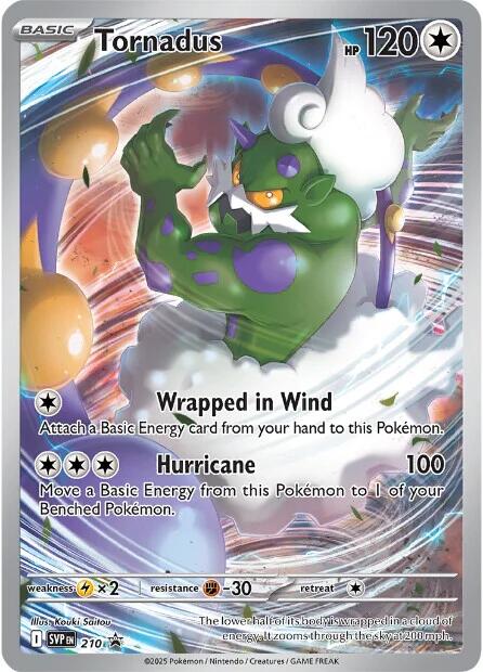 Tornadus - 210 - (SV: Scarlet & Violet Promo Cards) (Promo) Holofoil