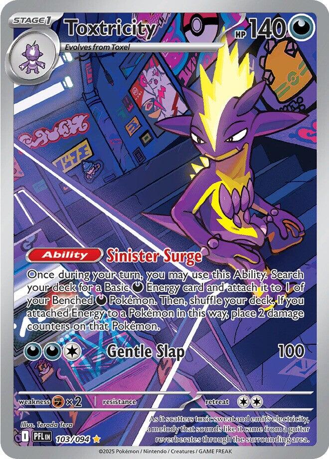 Toxtricity - 103/094 - (ME02: Phantasmal Flames) (Illustration Rare) Holofoil