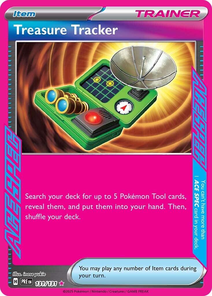 Treasure Tracker 131/131 - (SV: Prismatic Evolutions) (ACE SPEC Rare) Holofoil