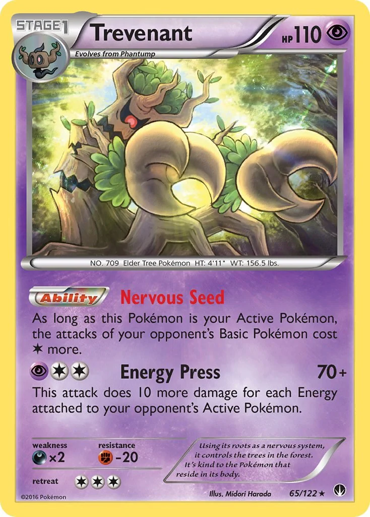 Trevenant 65/122 - (XY - BREAKpoint) (Rare) Normal