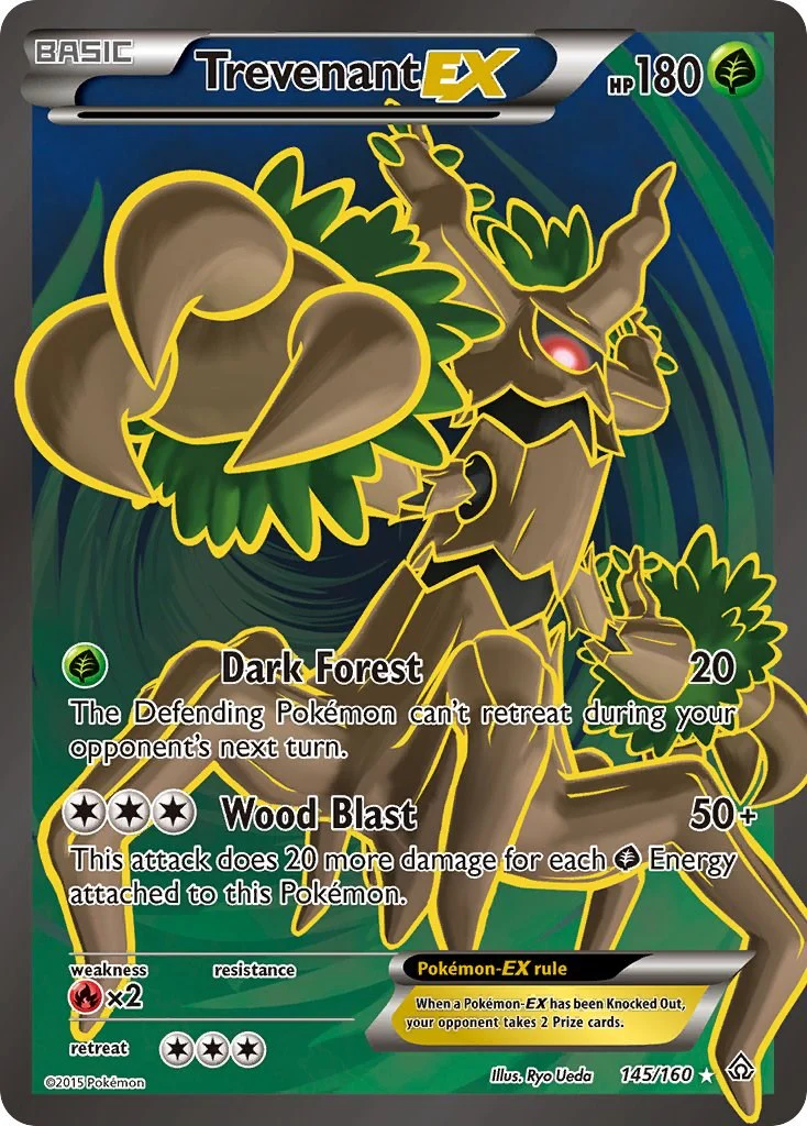 Trevenant EX (145 Full Art) 145/160 - (XY - Primal Clash) (Ultra Rare) Holofoil