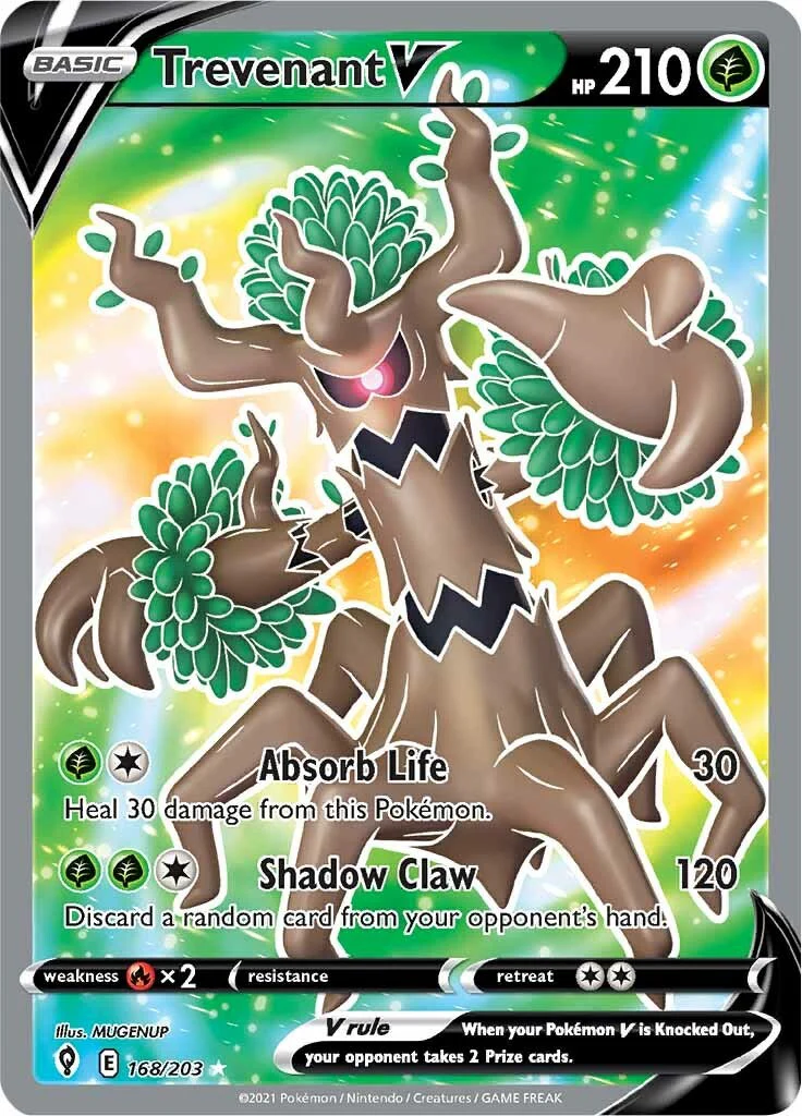 Trevenant V (Full Art) - (SWSH07: Evolving Skies) (Ultra Rare)