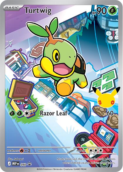 Turtwig - 040 - (ME: Mega Evolution Promo) (Promo) Holofoil