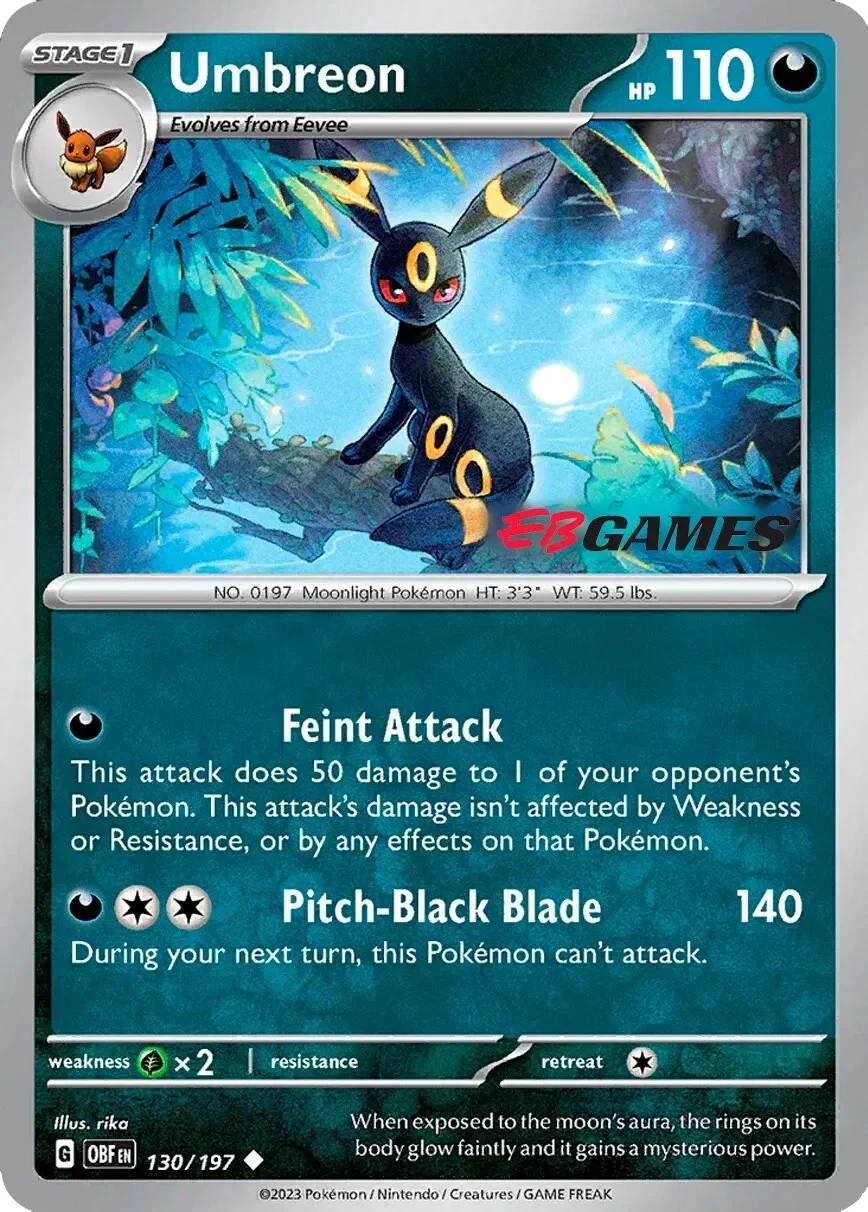 Umbreon - 130/197 (EBGames Exclusive) - (Miscellaneous Cards & Products) (Promo)