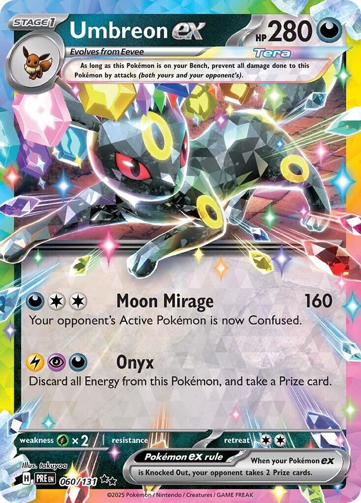 Umbreon ex - 060/131 - (SV: Prismatic Evolutions) (Double Rare) Holofoil