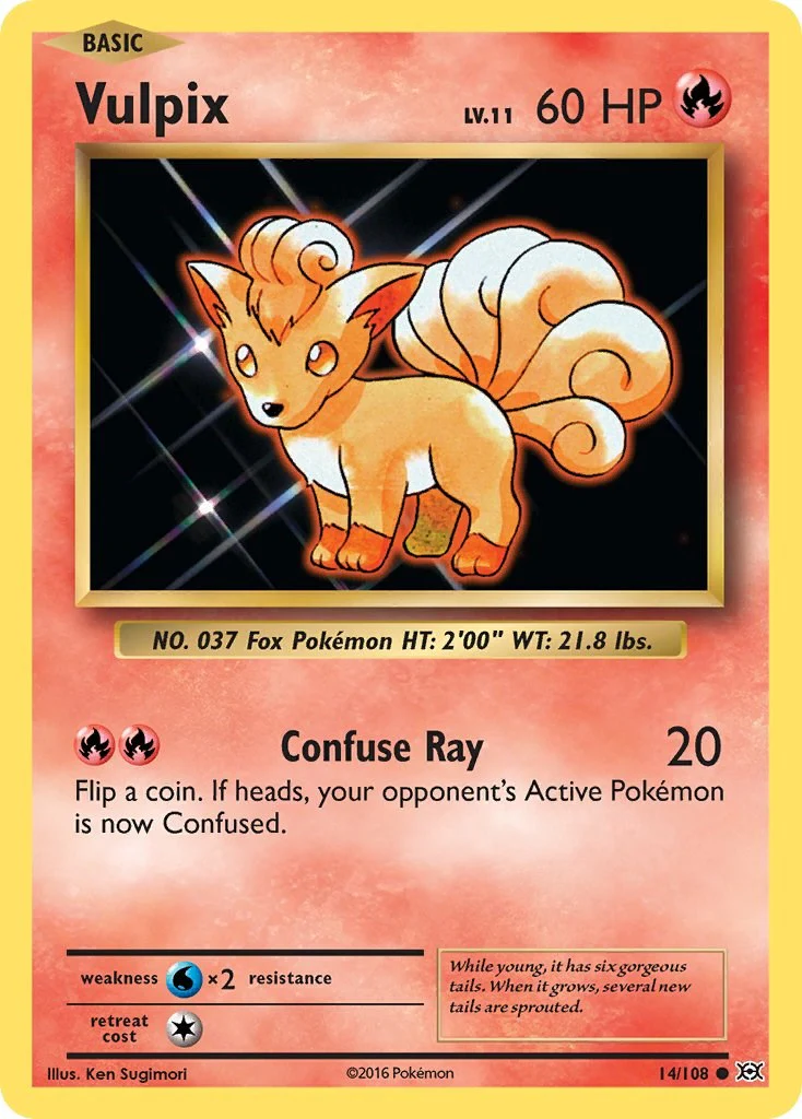 Vulpix 14/108 - (XY - Evolutions) (Common) Normal