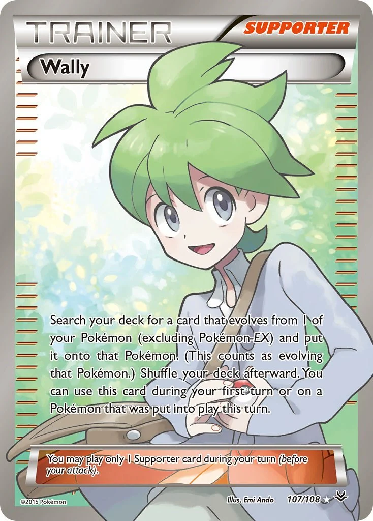 Wally (107 Full Art) 107/108 - (XY - Roaring Skies) (Ultra Rare) Holofoil