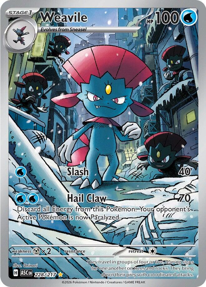 Weavile - 228/217 - (ME: Ascended Heroes) (Illustration Rare)