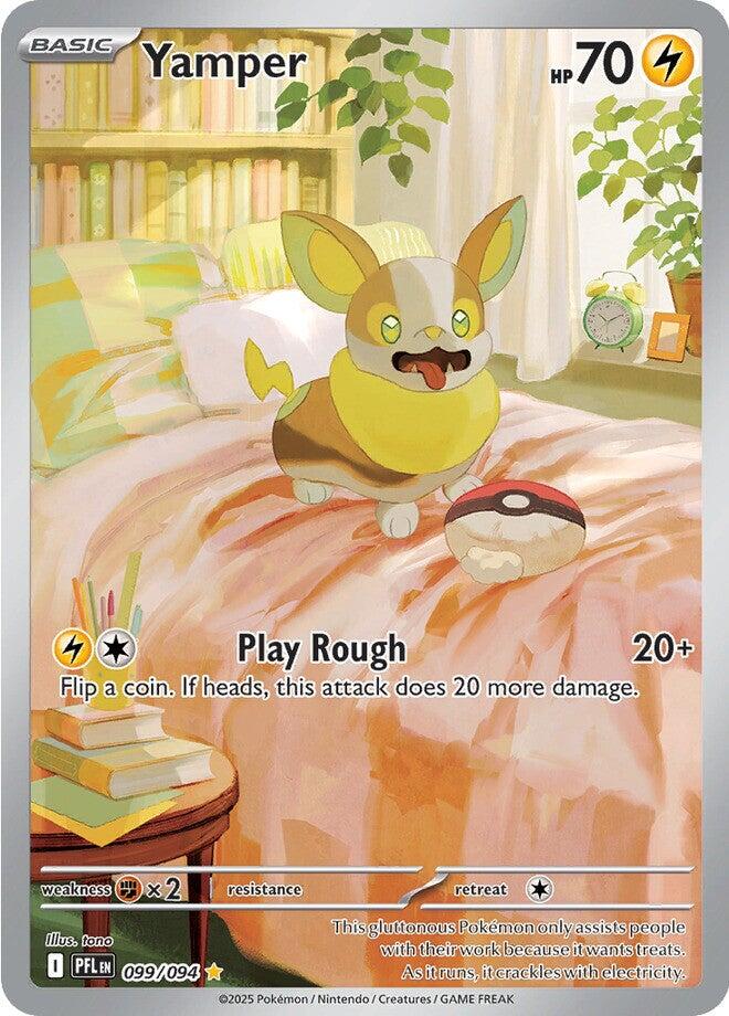 Yamper - 099/094 - (ME02: Phantasmal Flames) (Illustration Rare)