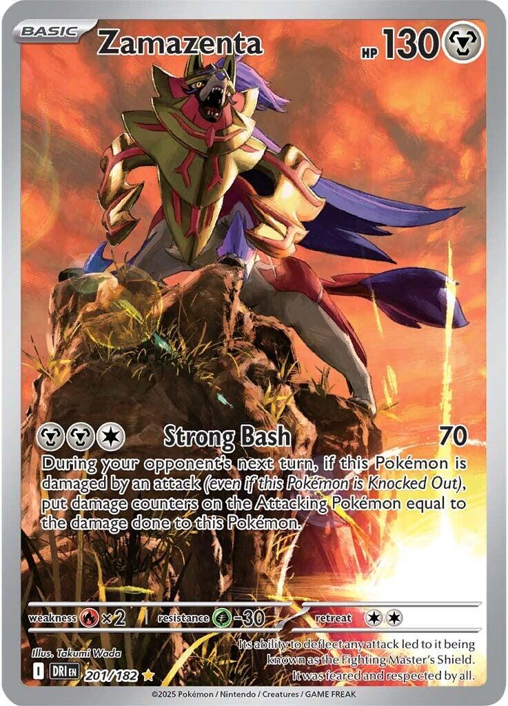 Zamazenta - 201/182 - (SV10: Destined Rivals) (Illustration Rare)