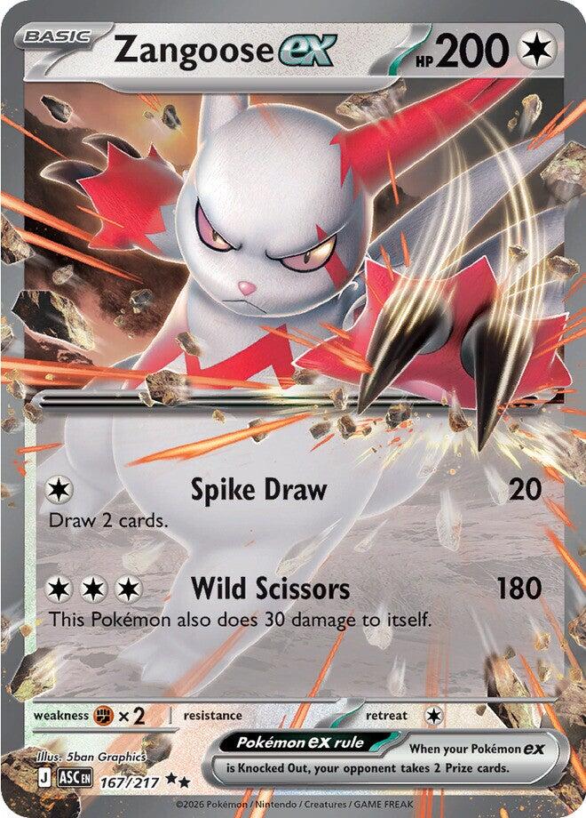 Zangoose ex - (ME: Ascended Heroes) (Double Rare)
