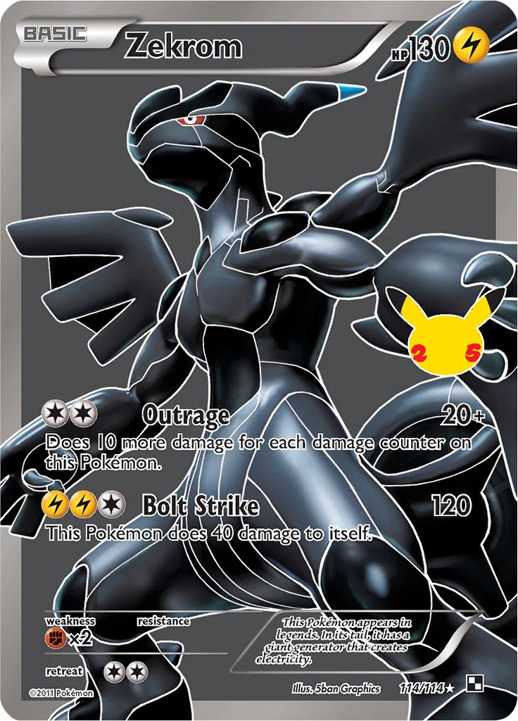 Zekrom - (Celebrations: Classic Collection) (Classic Collection)