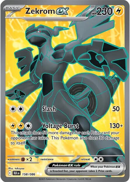 Zekrom ex - 158/086 - (SV: Black Bolt) (Ultra Rare)