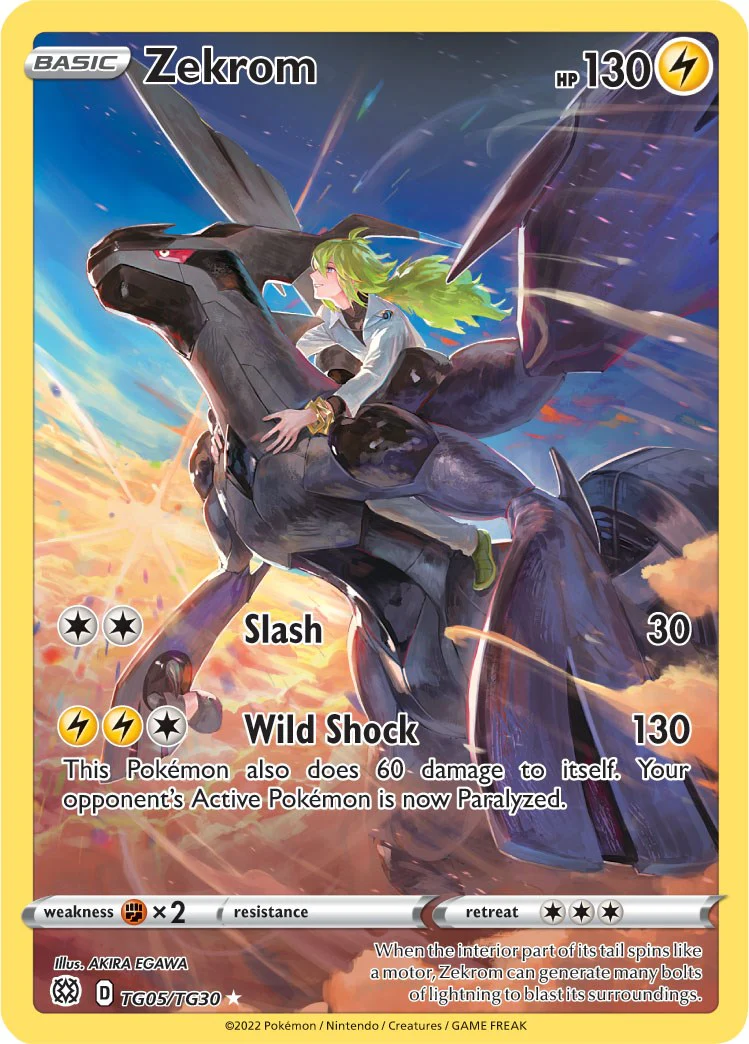Zekrom - (SWSH09: Brilliant Stars Trainer Gallery) (Ultra Rare)